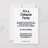 ヴィンテージハロウィーンデビル招待状 招待状 (正面)