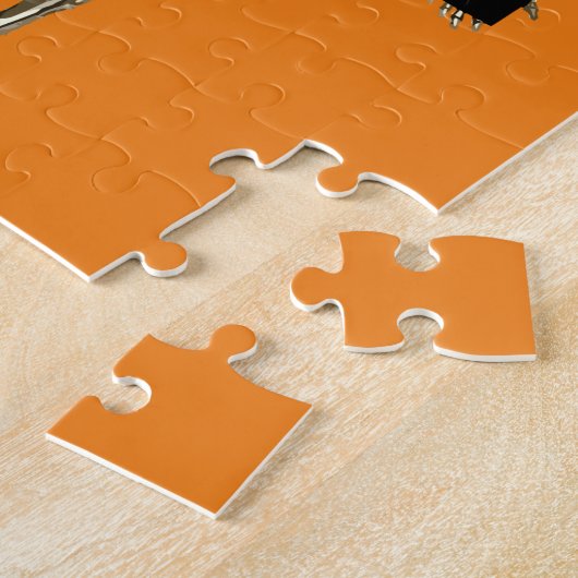 ヴィンテージハロウィーントリックまたはトリートスケルトン ジグソーパズル (側面)