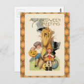 ヴィンテージハロウィーントリックまたはトレーター ポストカード (正面/裏面)