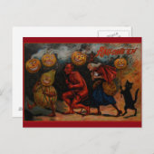 ヴィンテージハロウィーンハガキ、ラファエルタック1909 ポストカード (正面/裏面)