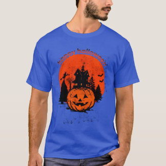 ヴィンテージハロウィーンハッピーハローウィン Tシャツ