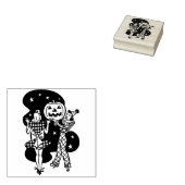 ヴィンテージハロウィーンハローウィンパーティゴム印 ラバースタンプ (押印)