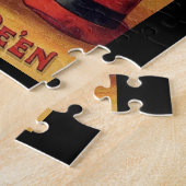 ヴィンテージハロウィーンバイエレンクラッサドル黒猫 ジグソーパズル (側面)