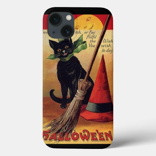 ヴィンテージハロウィーンバイエレンクラッサドル黒猫 Case-Mate iPhoneケース