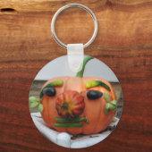 ヴィンテージハロウィーンパンプキンキーチェーン キーホルダー (正面)