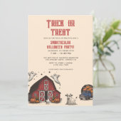 ヴィンテージハロウィーンファーム幽霊 招待状 (スタンド正面)