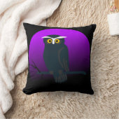ヴィンテージハロウィーンフクロウ クッション (ブランケット)