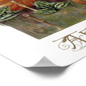 ヴィンテージハロウィーンフロッグズタッドピエロキャットフクロウ&ウィッチ ポスター (角)