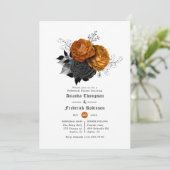 ヴィンテージハロウィーンフローラリハーサルディナー 招待状 (スタンド正面)