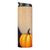 ヴィンテージハロウィーンブラックキットンイラストレーション タンブラー (回転右)