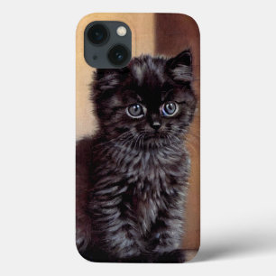 ヴィンテージハロウィーンブラックキットンイラストレーション iPhone 13ケース