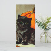 ヴィンテージハロウィーンブラックキャットとカボキンスカード (スタンド正面)