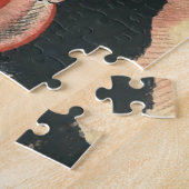 ヴィンテージハロウィーンブラックキャット ジグソーパズル (側面)