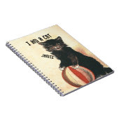 ヴィンテージハロウィーンブラックキャット ノートブック (右側)