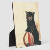 ヴィンテージハロウィーンブラックキャット フォトプラーク (側面)