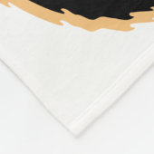 ヴィンテージハロウィーンブラックキャット フリースブランケット (角)