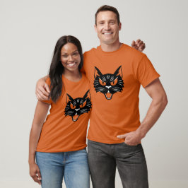 ヴィンテージハロウィーンブラックキャット Tシャツ
