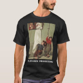 ヴィンテージハロウィーンプランクユニセックススター Tシャツ (正面)