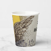 ヴィンテージハロウィーンムーンオウ不気味ル 紙コップ (左)