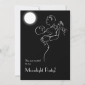 ヴィンテージハロウィーンムーンライトパーティー 招待状 (正面)