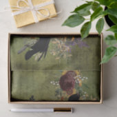 ヴィンテージハロウィーンレイヴンデコペビクトリアン 薄葉紙 (ギフト)