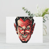 ヴィンテージハロウィーンレッドデビルヘッド カード (スタンド正面)