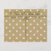 ヴィンテージハロウィーン不気味 シーズンポストカード (裏面)