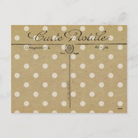 ヴィンテージハロウィーン不気味 シーズンポストカード (裏面)