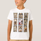 ヴィンテージハロウィーン切手，あなたの写真を追加 Tシャツ (正面)