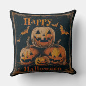 ヴィンテージハロウィーン可逆装飾用クッション クッション (裏面)