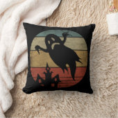 ヴィンテージハロウィーン幽霊 クッション (ブランケット)