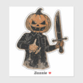 ヴィンテージハロウィーン怖いジャックシー不気味ズン シール (シート)