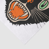 ヴィンテージハロウィーン怖い黒猫 薄葉紙 (詳細)