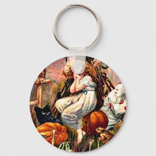 ヴィンテージハロウィーン悪夢 キーホルダー (正面)