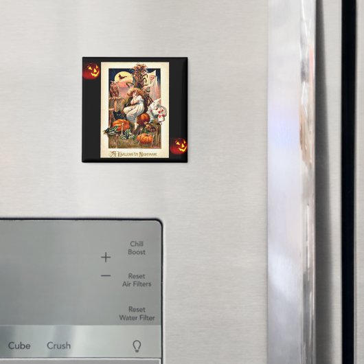 ヴィンテージハロウィーン悪夢 マグネット (インサイチュ (冷蔵庫))