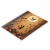 ヴィンテージハロウィーン手帳 ノートブック (左側)