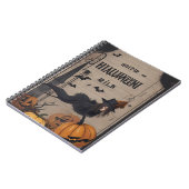 ヴィンテージハロウィーン手帳 ノートブック (左側)