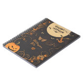 ヴィンテージハロウィーン手帳 ノートブック (左側)
