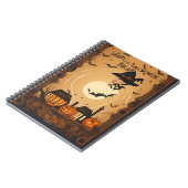 ヴィンテージハロウィーン手帳 ノートブック (左側)