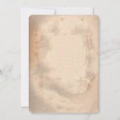 ヴィンテージハロウィーン招待状ビクトリアンゴシック 招待状 (裏面)