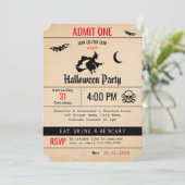 ヴィンテージハロウィーン招待状 招待状 (スタンド正面)