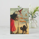 ヴィンテージハロウィーン招待状 招待状 (スタンド正面)