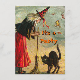 ヴィンテージハロウィーン招待状 招待状