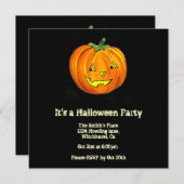 ヴィンテージハロウィーン招待状 招待状 (正面/裏面)