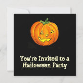 ヴィンテージハロウィーン招待状 招待状 (裏面)