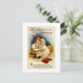 ヴィンテージハロウィーン挨拶 ポストカード (スタンド正面)