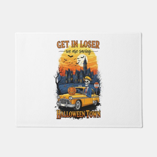 ヴィンテージハロウィーン映画 ドアマット (正面)