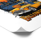 ヴィンテージハロウィーン映画 ポスター (角)