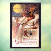 ヴィンテージハロウィーン時間妖精の国と眠る女の子 ウィンドウサイン (シート3)