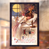 ヴィンテージハロウィーン時間妖精の国と眠る女の子 ウィンドウサイン (シート2)